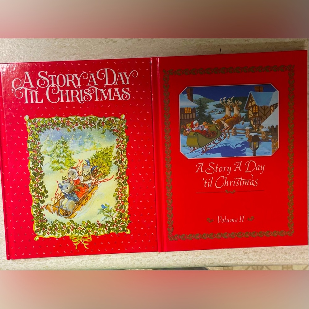 VINTAGE A Story A Day 'til Christmas Current Book Set